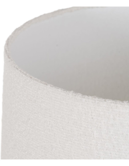 LÁMPARA MESA BEIGE CERÁMICA ILUMINACIÓN 43 X 43 X 56 CM 