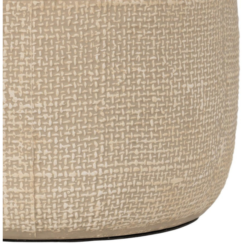 LÁMPARA MESA BEIGE CERÁMICA ILUMINACIÓN 43 X 43 X 56 CM 