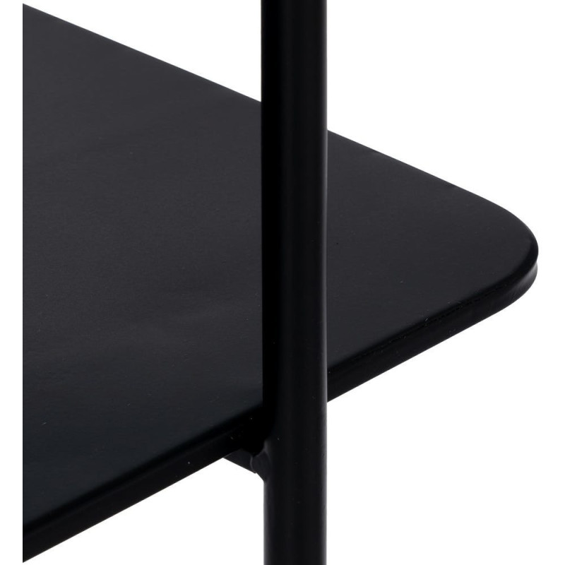 CONSOLA NEGRO METAL-CRISTAL 70 X 33,50 X 75 CM 