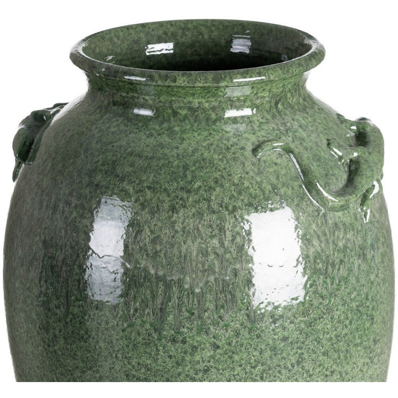 Grand Vase XXL moderne Lézard Amphore H 80 cm Céramique Vert Lagarto 