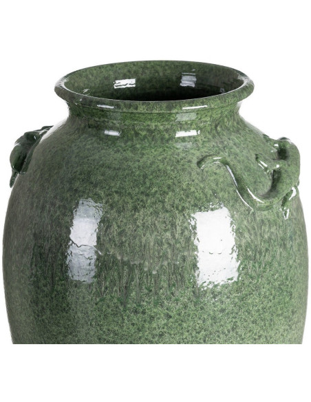 Grand Vase XXL moderne Lézard Amphore H 80 cm Céramique Vert Lagarto 