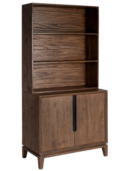 MUEBLE AUXILIAR MARRÓN MADERA DE MANGO 100 X 50 X 195 CM
