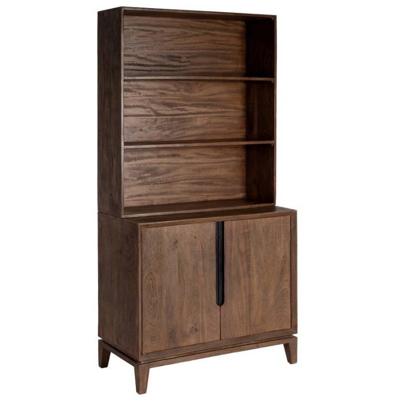 MUEBLE AUXILIAR MARRÓN MADERA DE MANGO 100 X 50 X 195 CM