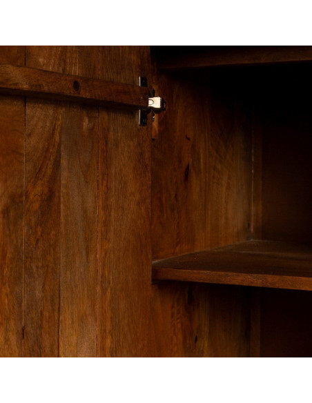 MUEBLE AUXILIAR MARRÓN MADERA DE MANGO 100 X 50 X 195 CM 