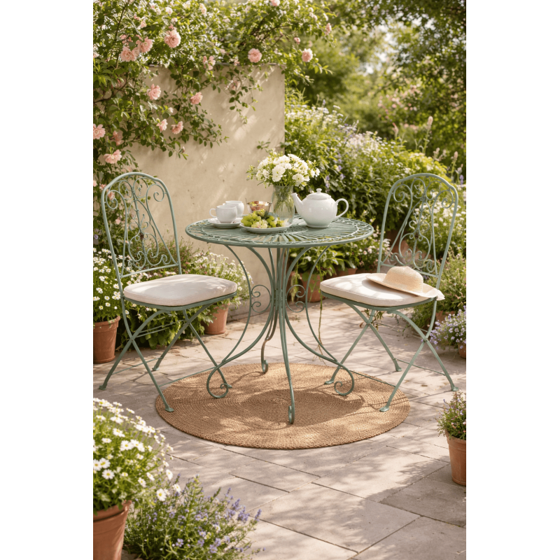 Table de jardin Vesna Ø70 cm 2...