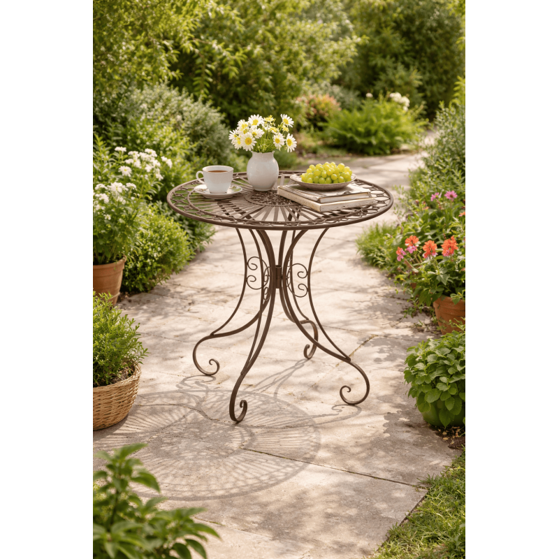 Table de jardin Vesna Ø70 cm 2...