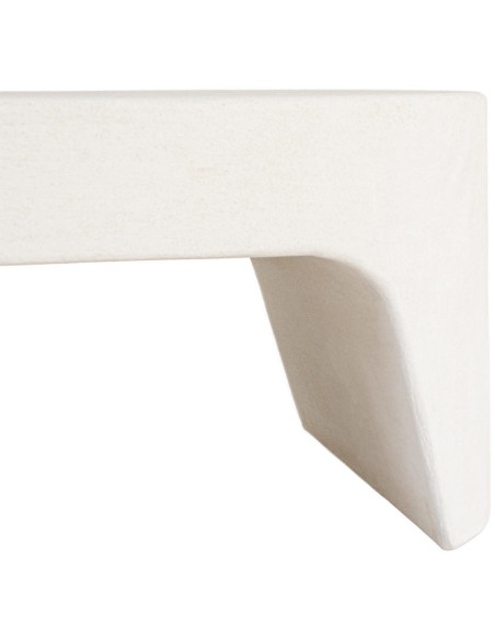 Table basse blanche MDF 120 x 70 x 35 cm Wilma