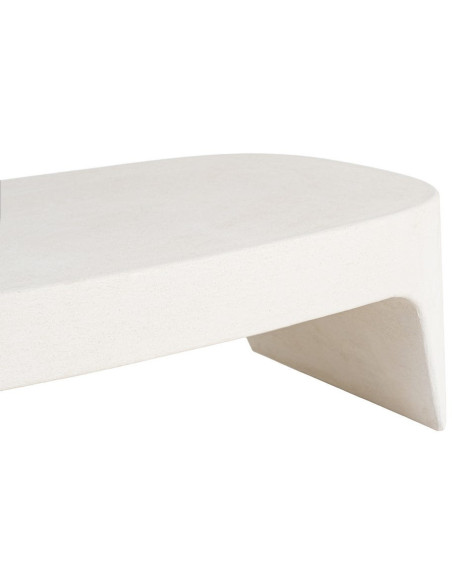 Table basse blanche MDF 120 x 70 x 35 cm Wilma