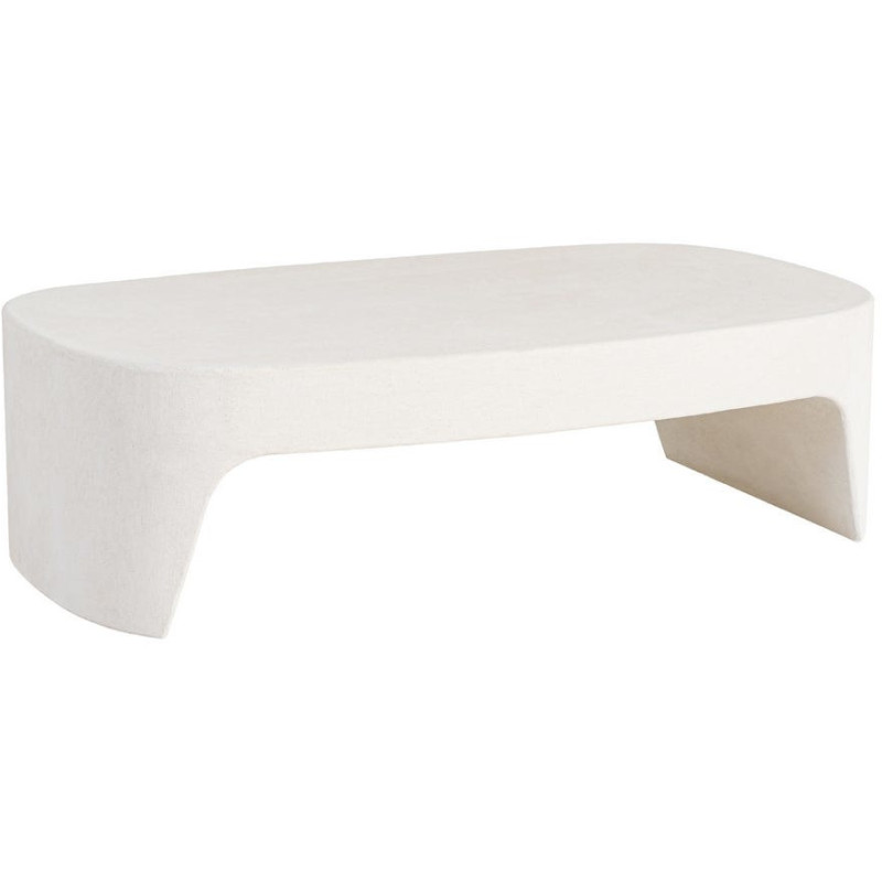 Table basse blanche MDF 120 x 70 x 35...