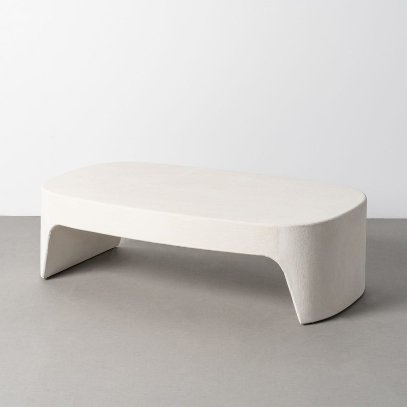 Table basse blanche MDF 120 x 70 x 35...