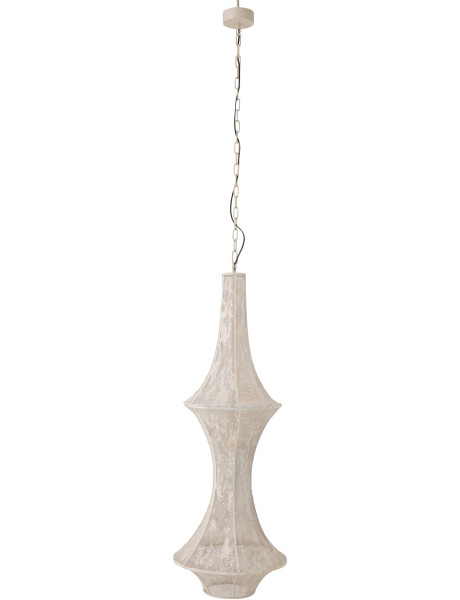 Plafonnier suspension métal blanc Obi H 225 cm 
