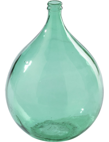 Vase dame-jeanne verre vert émeraude Lissabon Ø 40 x H 56 cm 