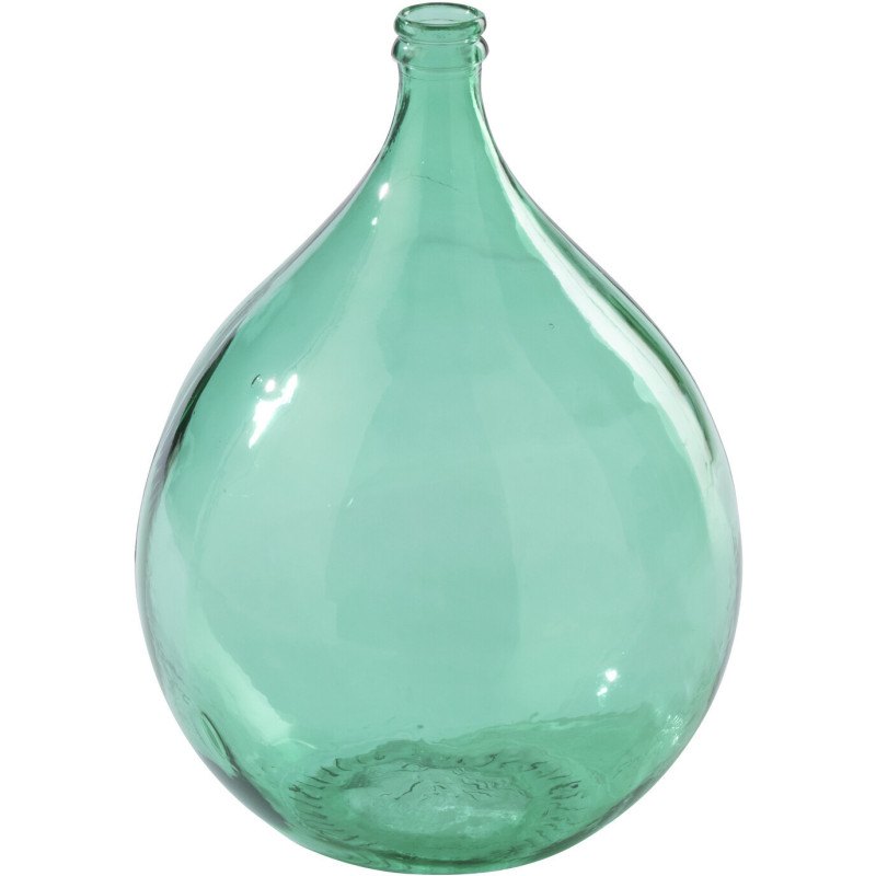Vase dame-jeanne verre vert émeraude Lissabon Ø 40 x H 56 cm 