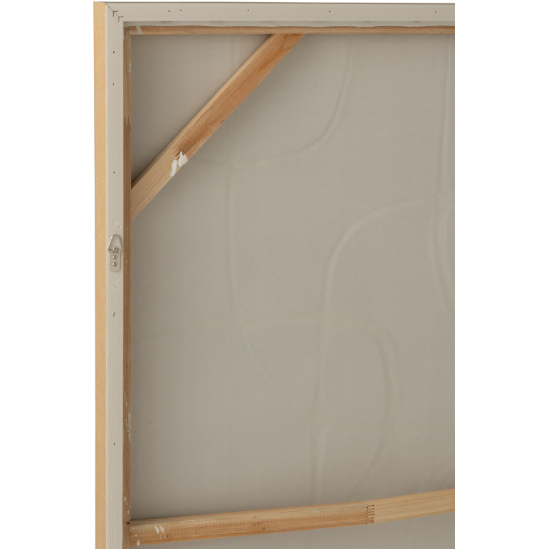 Tableau abstrait vert clair Abstract peinture acrylique relief H 122,5 cm 