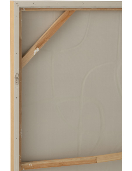 Tableau abstrait vert clair Abstract peinture acrylique relief H 122,5 cm 