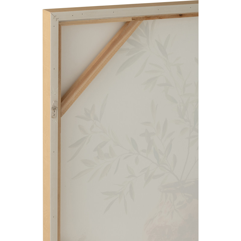 Tableau branche d'olivier Olive peinture acrylique H 82,5 cm 