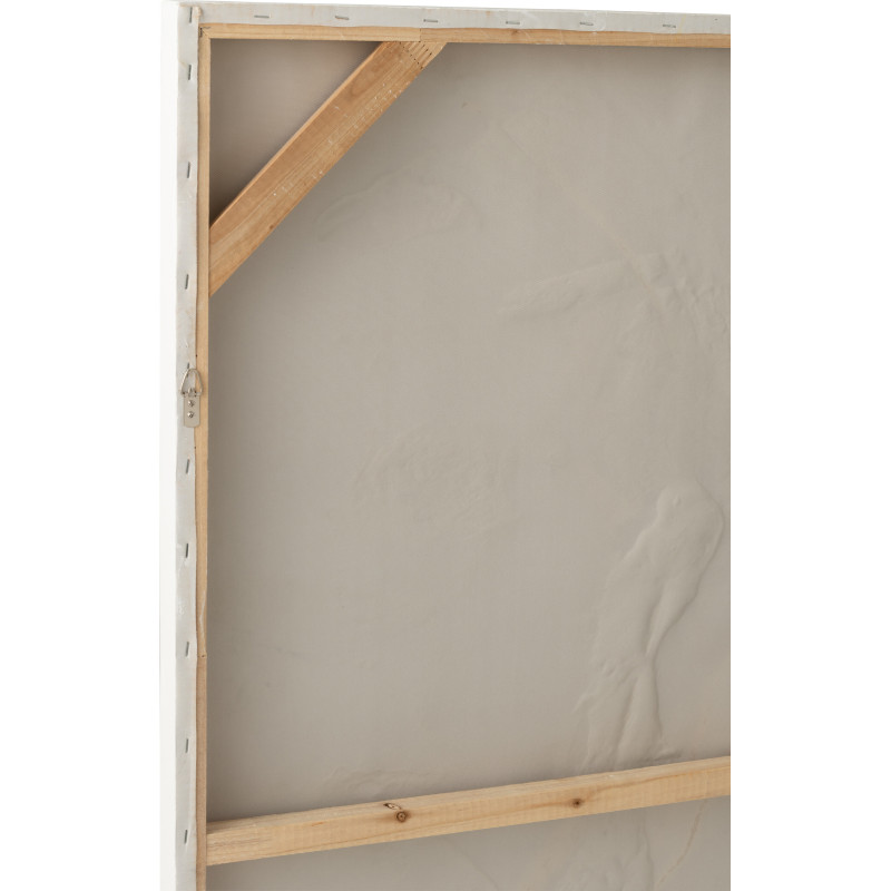 Tableau abstrait orange relief acrylique Circkles H 122,5 cm 