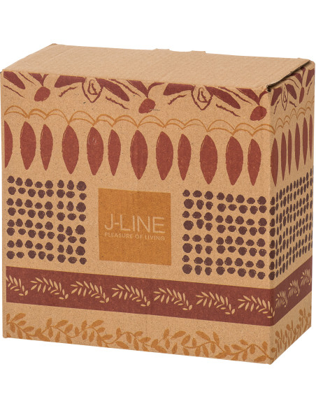 Set apéro Solea avec plateau en bois et 3 bols en céramique violet et rouge 