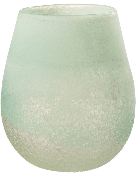 Photophore Scavo en verre aqua Ø 22 x H 25 cm 