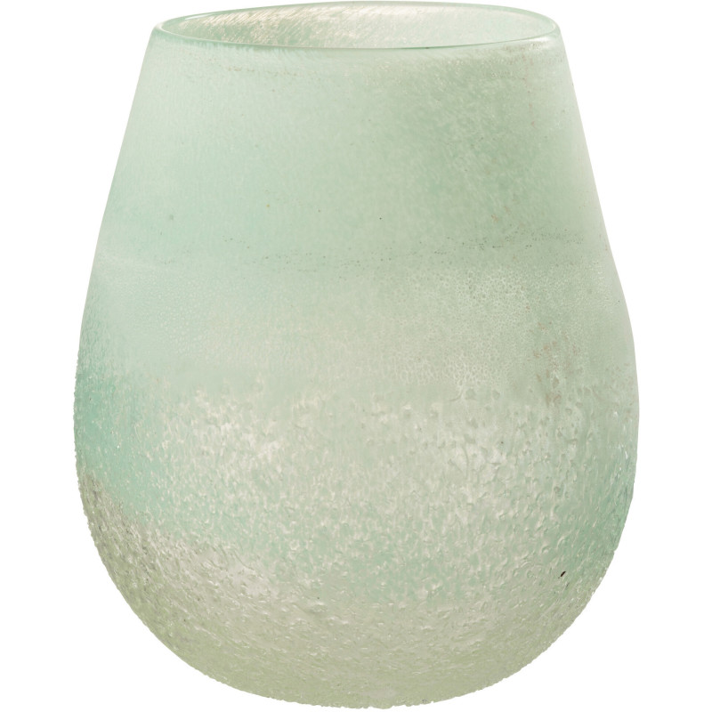 Photophore Scavo en verre aqua Ø 22 x H 25 cm 