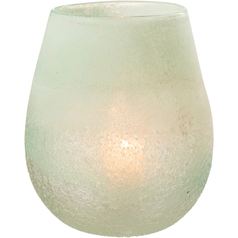 Photophore Scavo en verre aqua Ø 22 x H 25 cm 