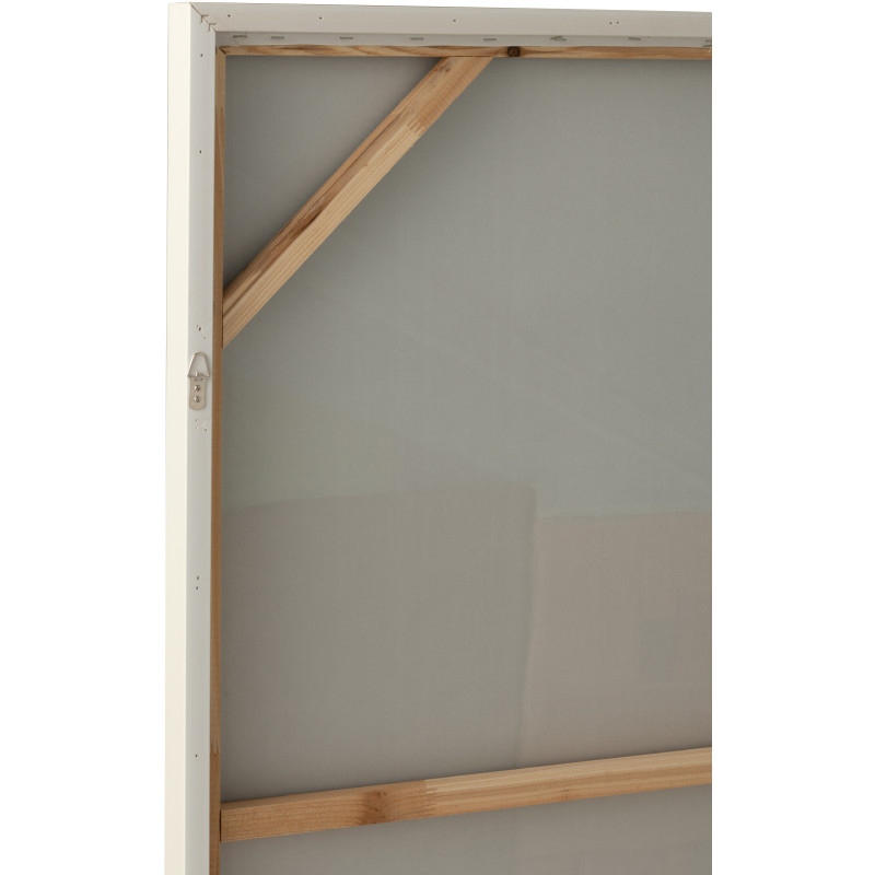 Lot de 2 tableaux abstraits modernes multicolores acrylique Duovista H 122,5 cm 