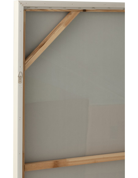 Lot de 2 tableaux abstraits modernes multicolores acrylique Duovista H 122,5 cm 