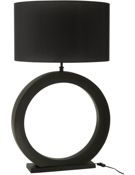 Lampe à poser Orbis aluminium noir H 97 cm 