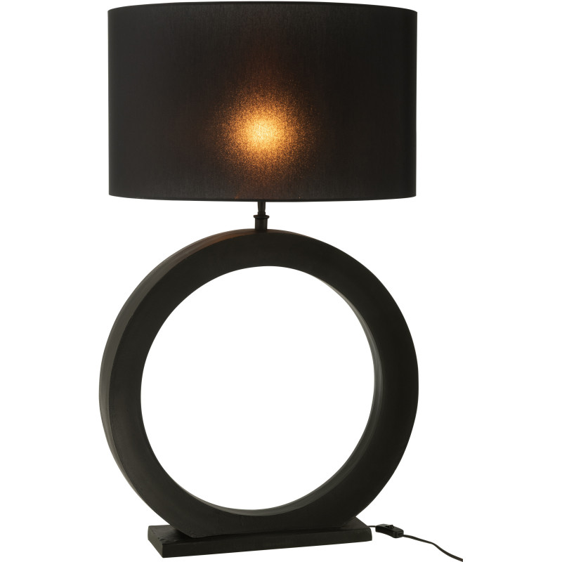 Lampe à poser Orbis aluminium noir H 97 cm 