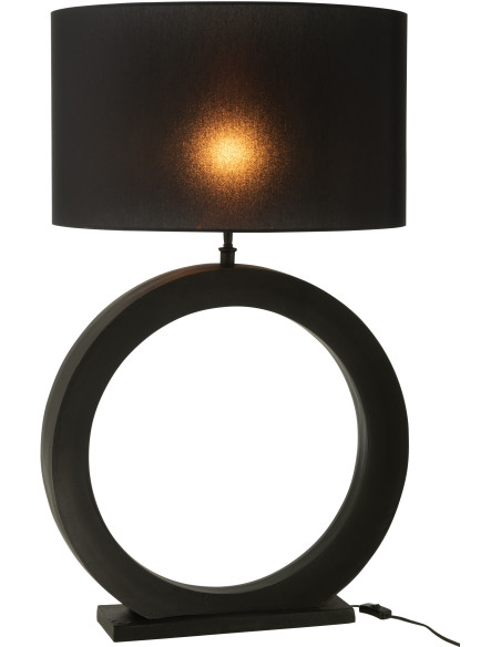 Lampe à poser Orbis aluminium noir H 97 cm 