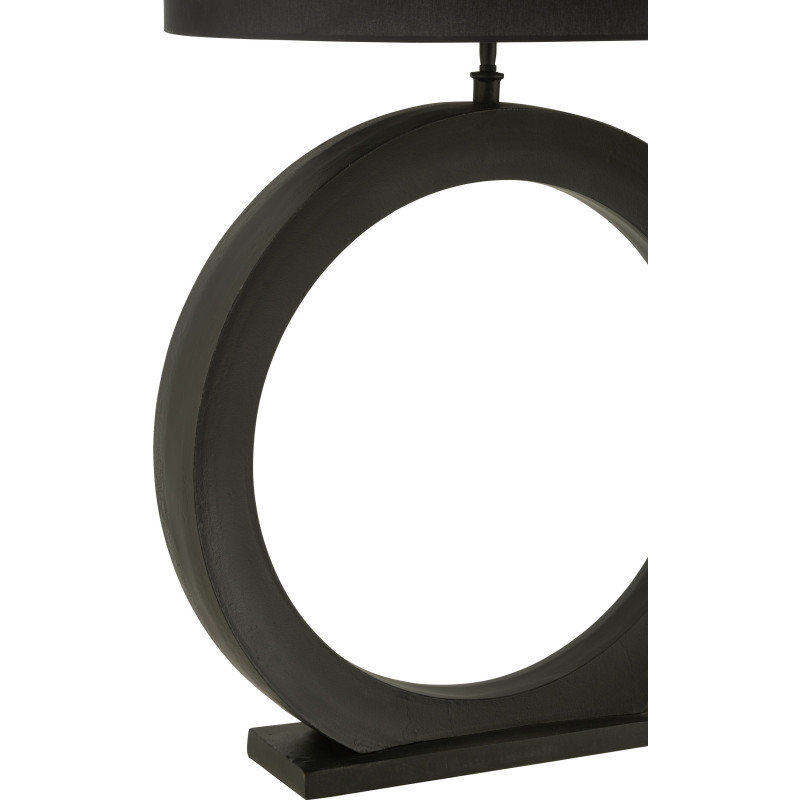 Lampe à poser Orbis aluminium noir H 97 cm 