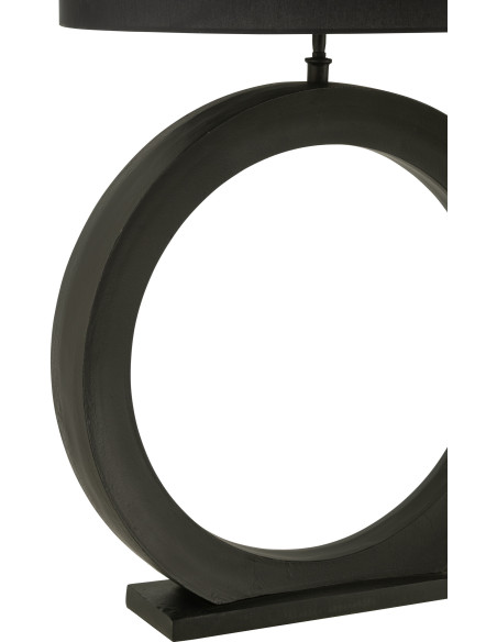 Lampe à poser Orbis aluminium noir H 97 cm 