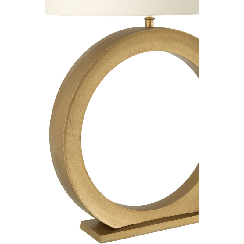 Lampe à poser Orbis aluminium doré H 97 cm 