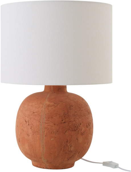 Lampe à poser Bola en céramique terracotta Ø38 cm x H57 cm 