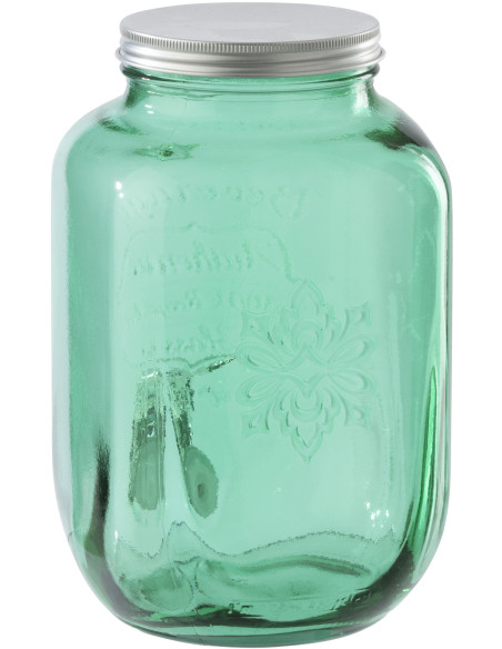 Distributeur de boissons verre vert émeraude Zelmira 4 L 