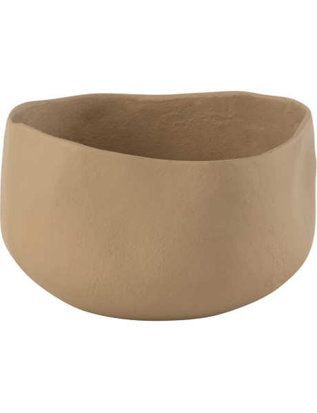 Bol Goa 24 x 24 x 14 cm en aluminium beige 