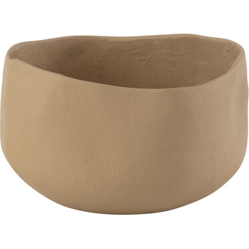 Bol Goa 24 x 24 x 14 cm en aluminium beige 