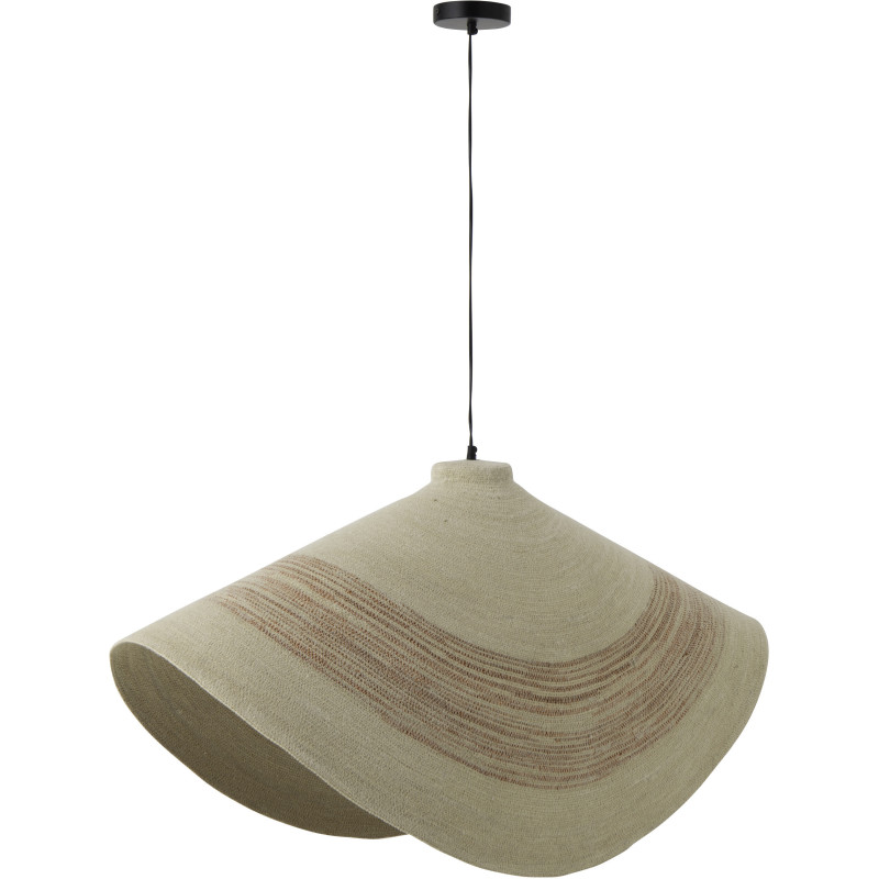 Suspension en fibres naturelles terracotta 100 cm Marévia 