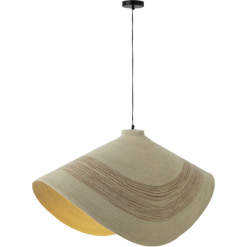 Suspension en fibres naturelles terracotta 100 cm Marévia 