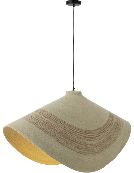 Suspension en fibres naturelles terracotta 100 cm Marévia 