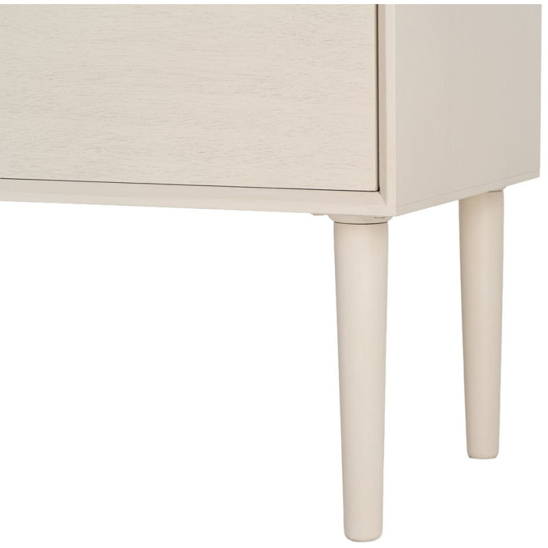 Commode 3 tiroirs crème 75 x 35 x 75...