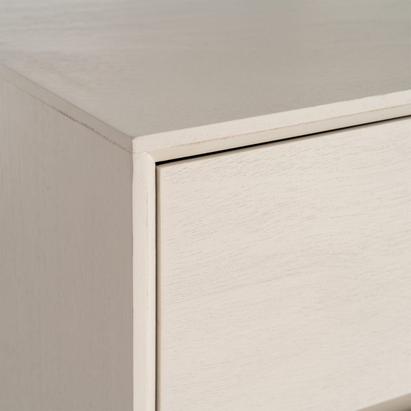 Commode 3 tiroirs crème 75 x 35 x 75...