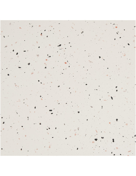 Table basse ronde effet terrazzo blanc Ø70 x H40 cm Bonn 