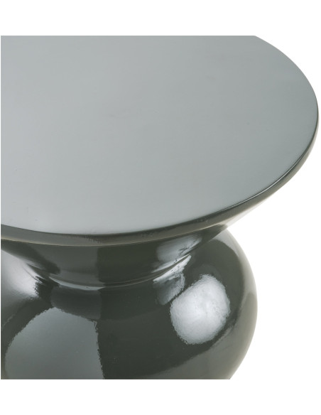 Table d'appoint Ø33,5 cm fibre de verre vert profond Rosolina 