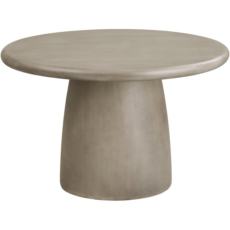 Table à manger ronde design grise Ø120 x H75 cm Bonnet 