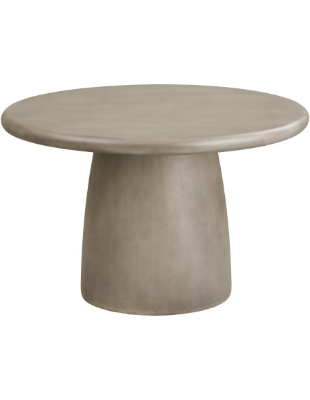 Table à manger ronde design grise Ø120 x H75 cm Bonnet 