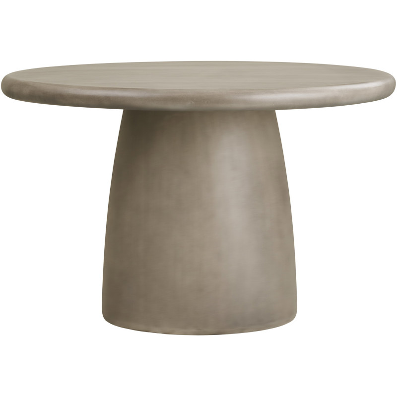 Table à manger ronde design grise Ø120 x H75 cm Bonnet 
