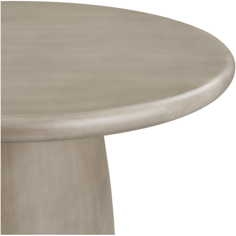Table à manger ronde design grise Ø120 x H75 cm Bonnet 