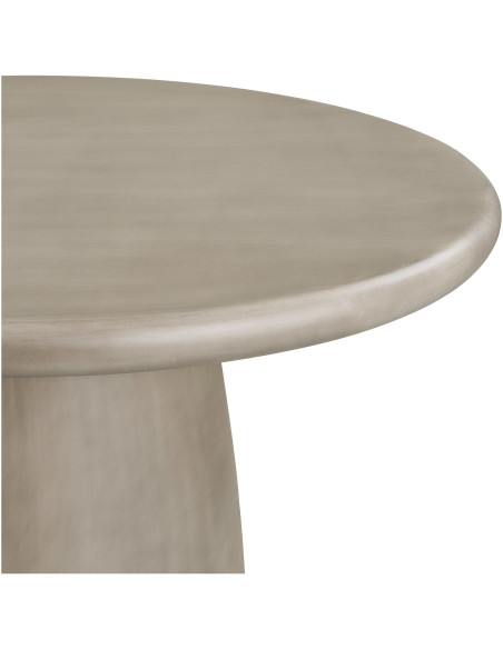Table à manger ronde design grise Ø120 x H75 cm Bonnet 