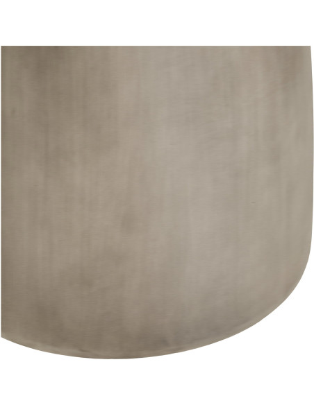 Table à manger ronde design grise Ø120 x H75 cm Bonnet 